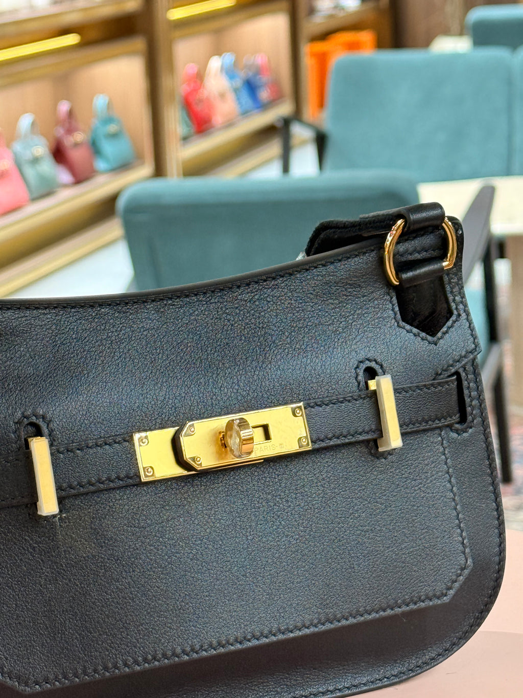 Hermes | Jypsiere (Mini) – Epsom – Black – Gold Hardware